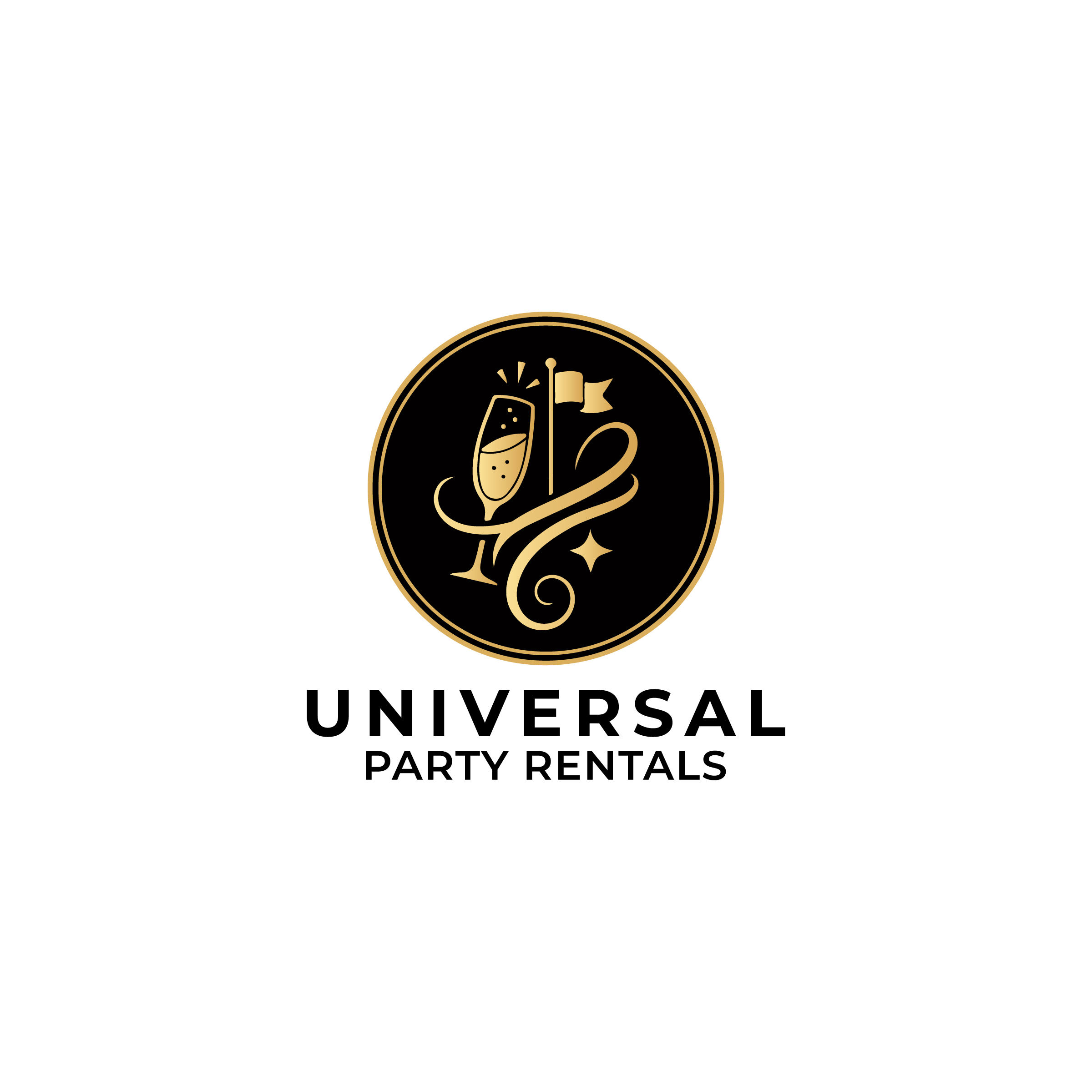 Logo Design by Md Hasin Israk for Universal Party Rentals | Design #36110376