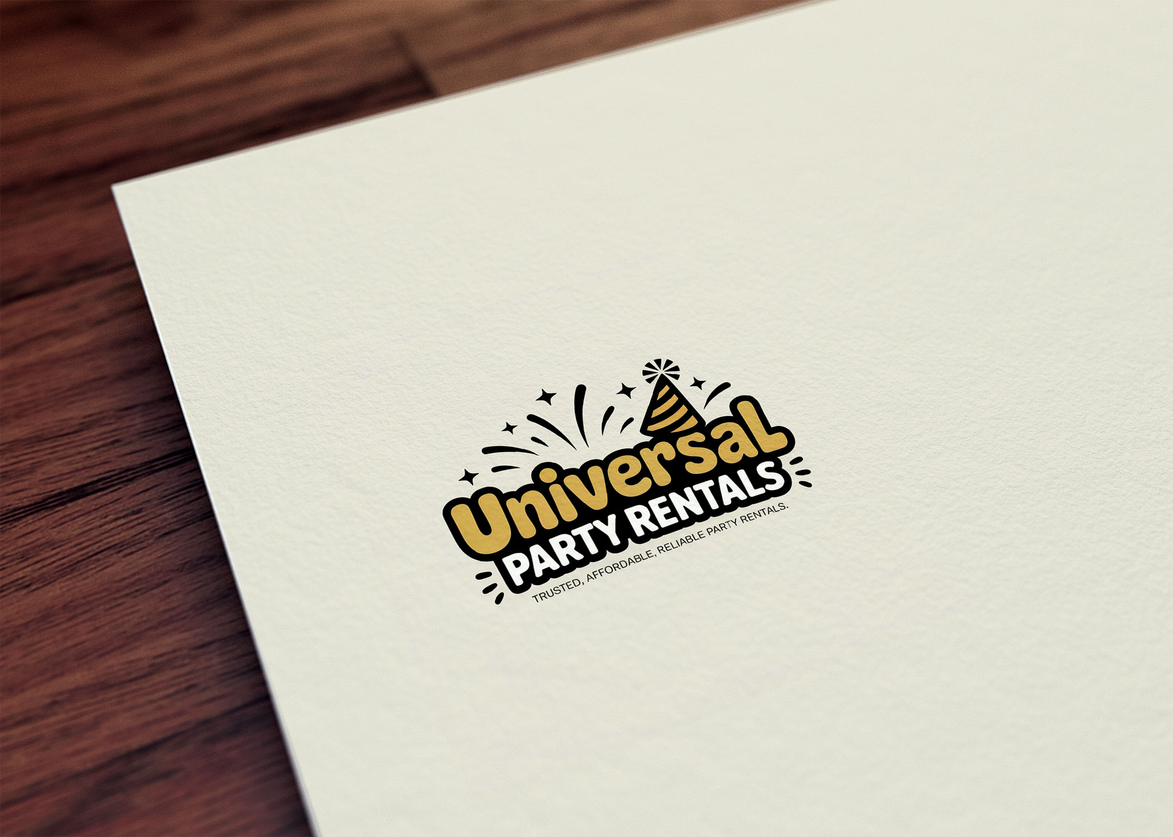 Diseño de Logo por Sajee. para Universal Party Rentals | Diseño #36106826