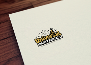Logo Design by Sajee. for Universal Party Rentals | Design: #36106826
