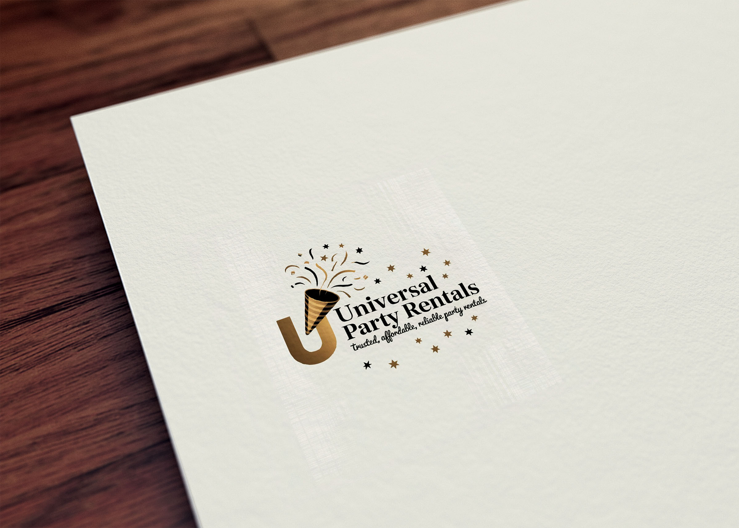 Logo Design by Sajee. for Universal Party Rentals | Design #36106827