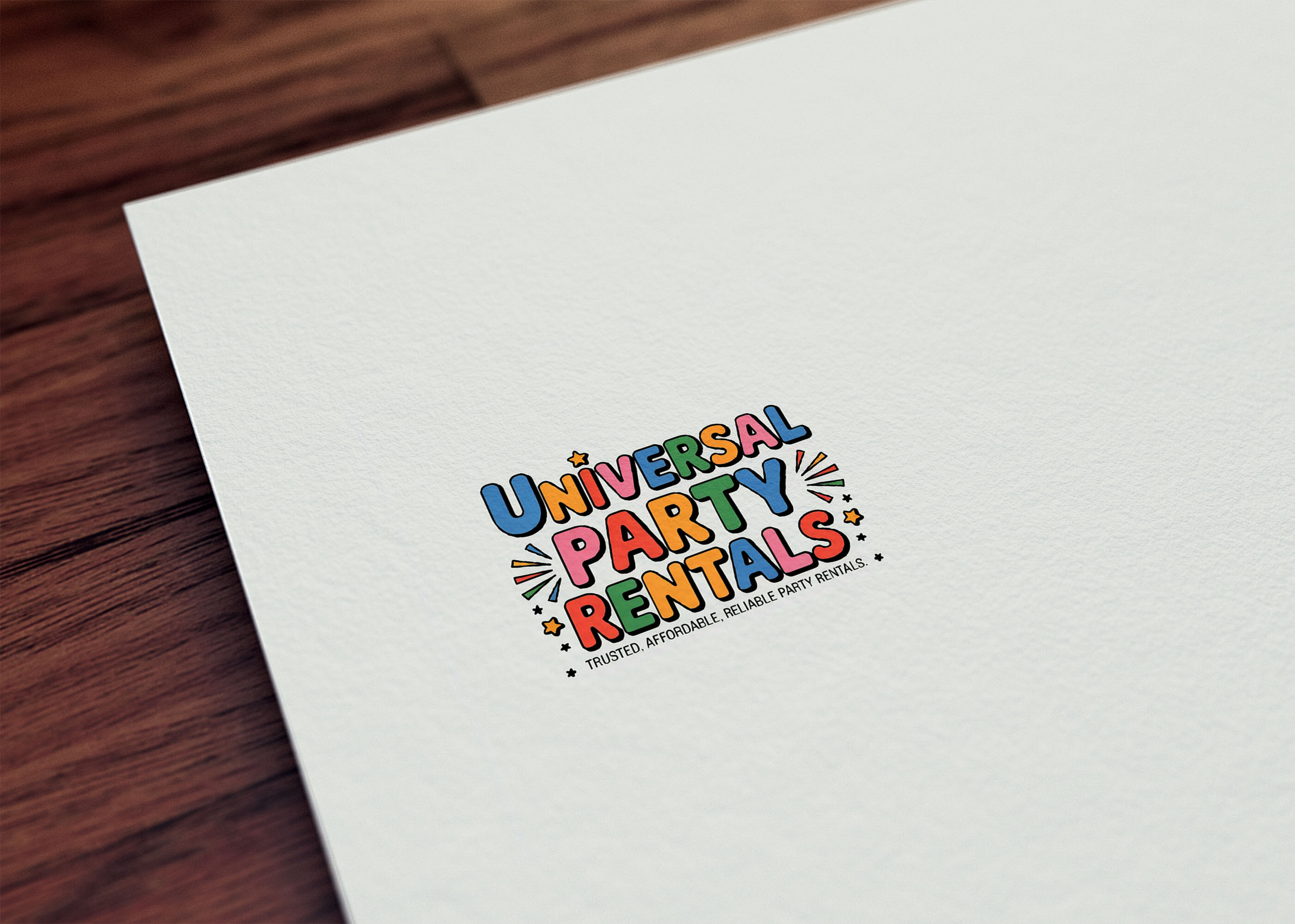 Diseño de Logo por Sajee. para Universal Party Rentals | Diseño #36106829