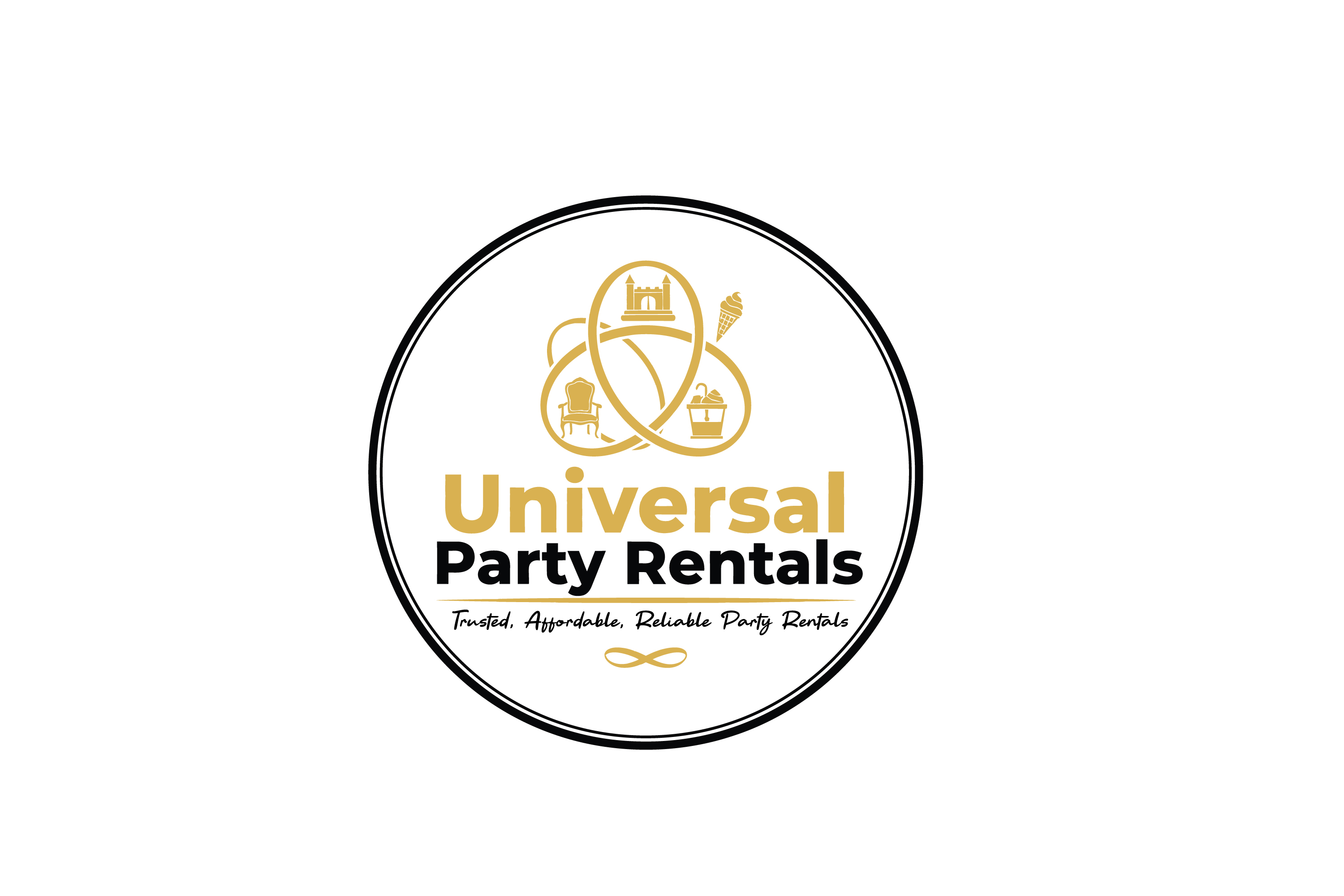 Logo Design by expert102 for Universal Party Rentals | Design #36102738