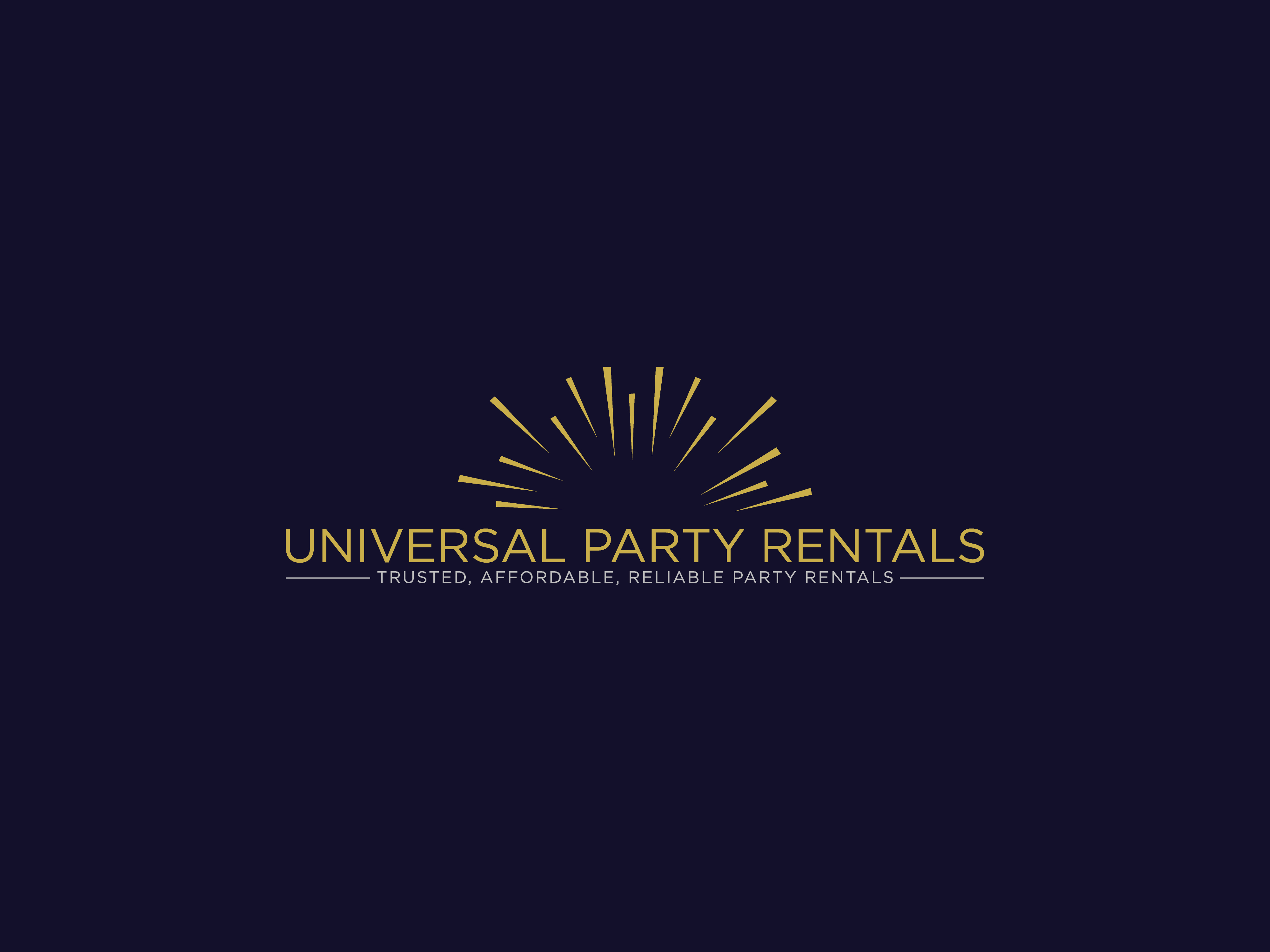 Logo Design by GeekGroup for Universal Party Rentals | Design #36102425