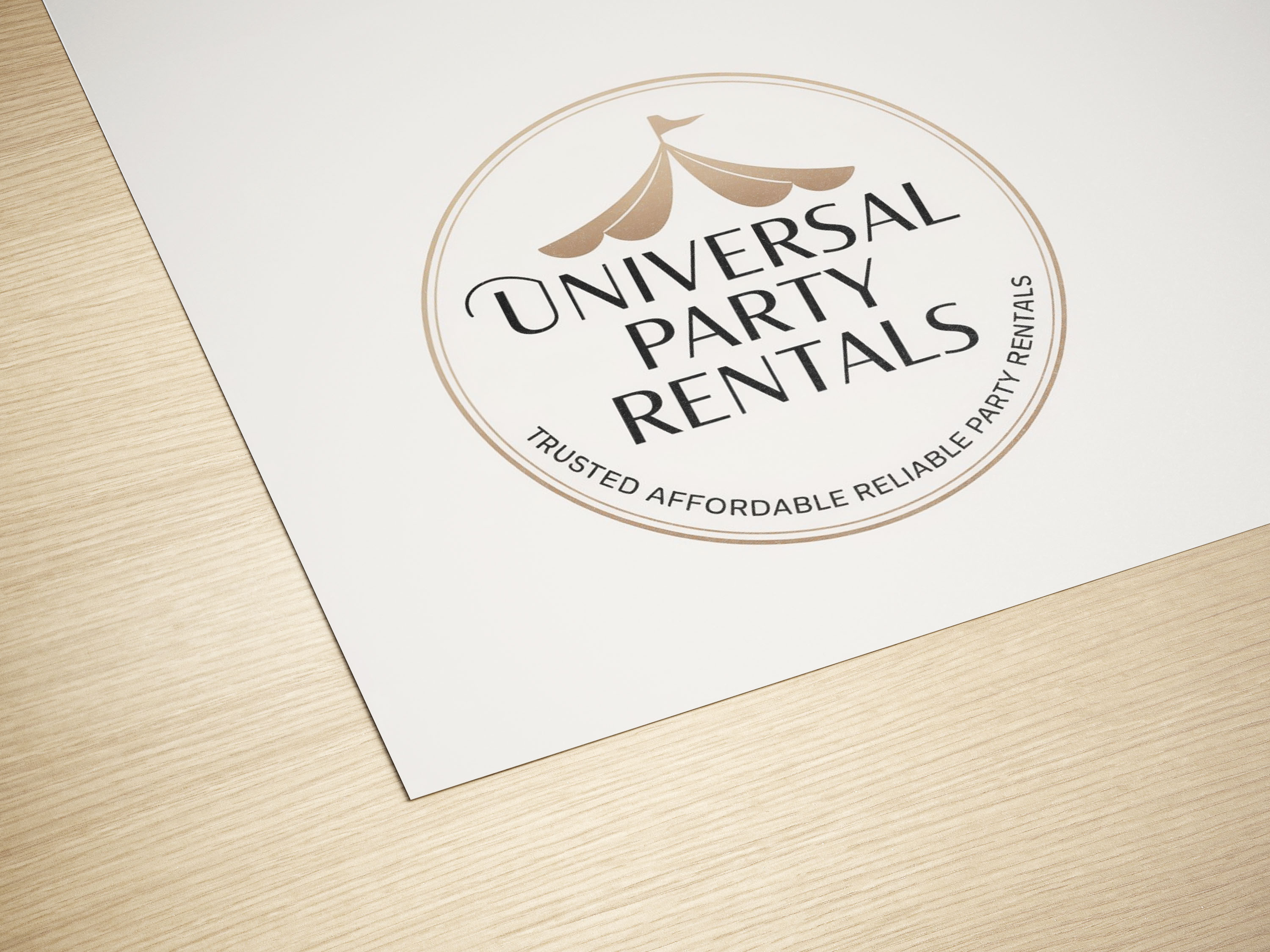 Logo Design by PixelCraft Designs for Universal Party Rentals | Design #36106386
