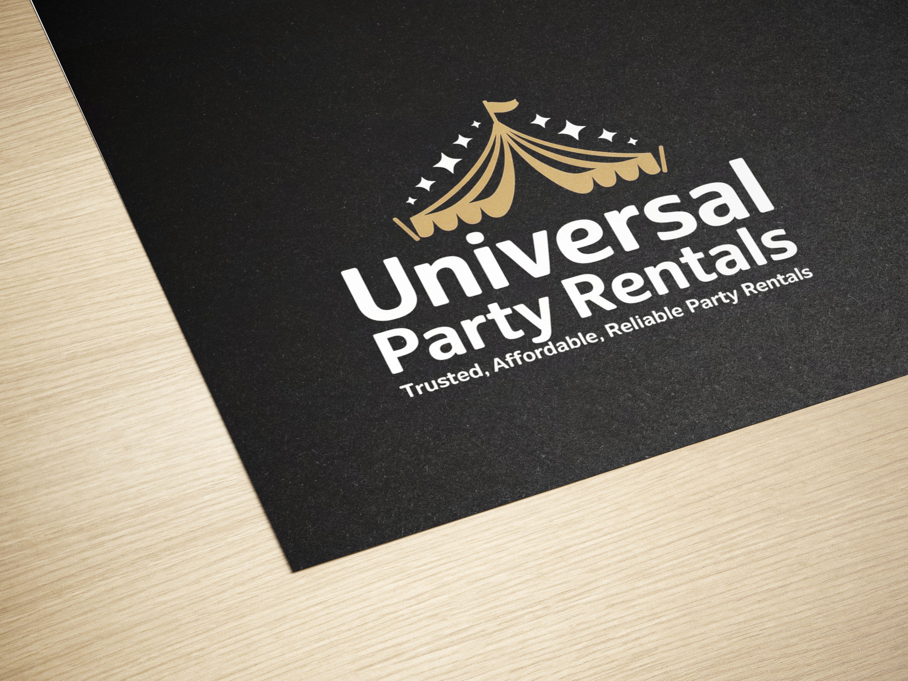 Logo Design by PixelCraft Designs for Universal Party Rentals | Design #36106400