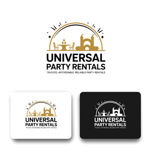 Logo Design by PixelCraft Designs for Universal Party Rentals | Design: #36106705