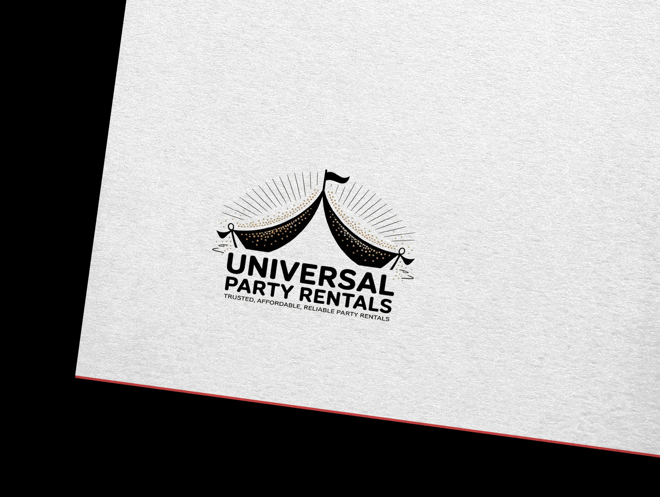 Logo Design by GraphiqueLab for Universal Party Rentals | Design #36106839