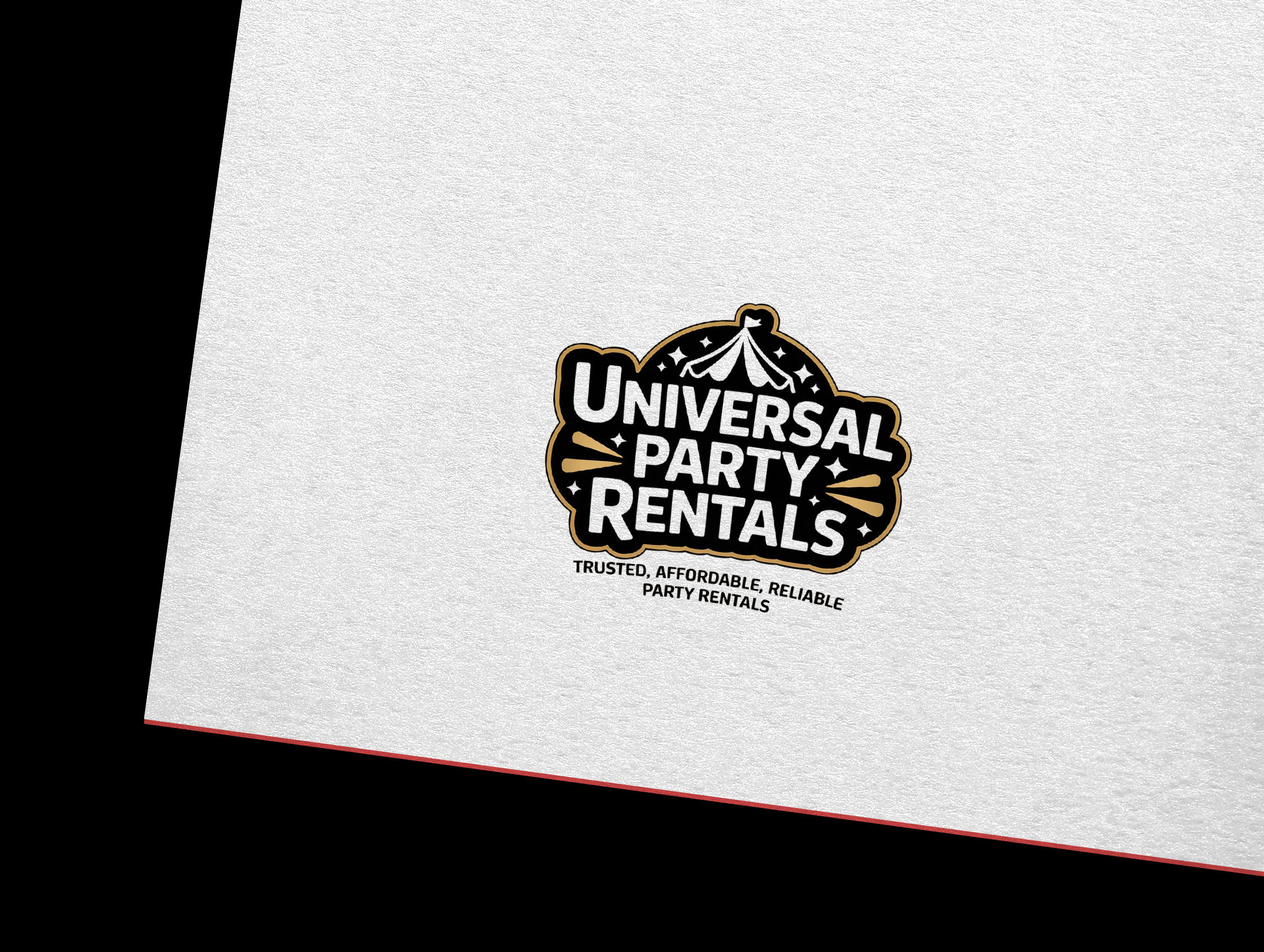 Diseño de Logo por GraphiqueLab para Universal Party Rentals | Diseño #36106841