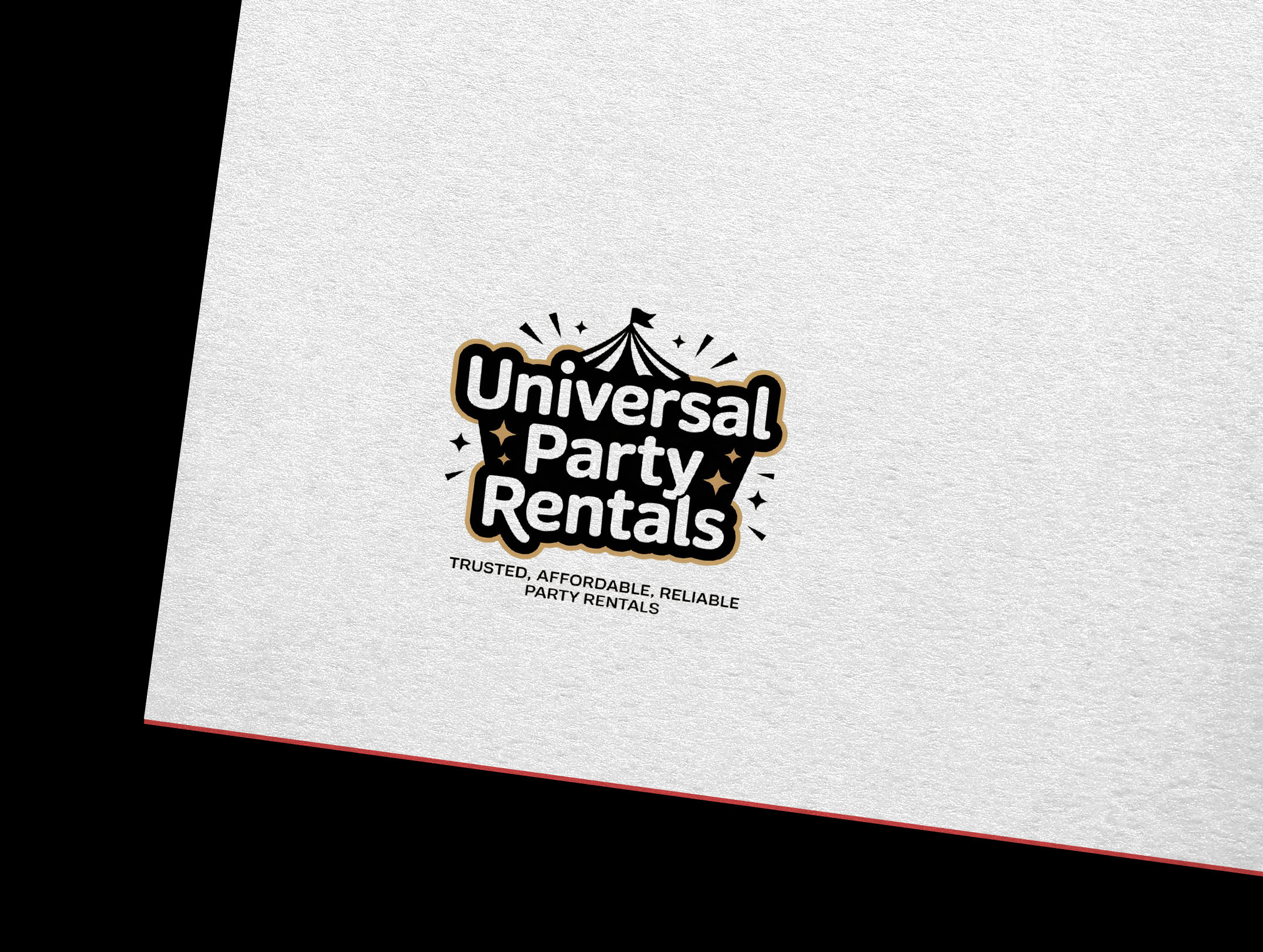 Logo Design by GraphiqueLab for Universal Party Rentals | Design #36106842