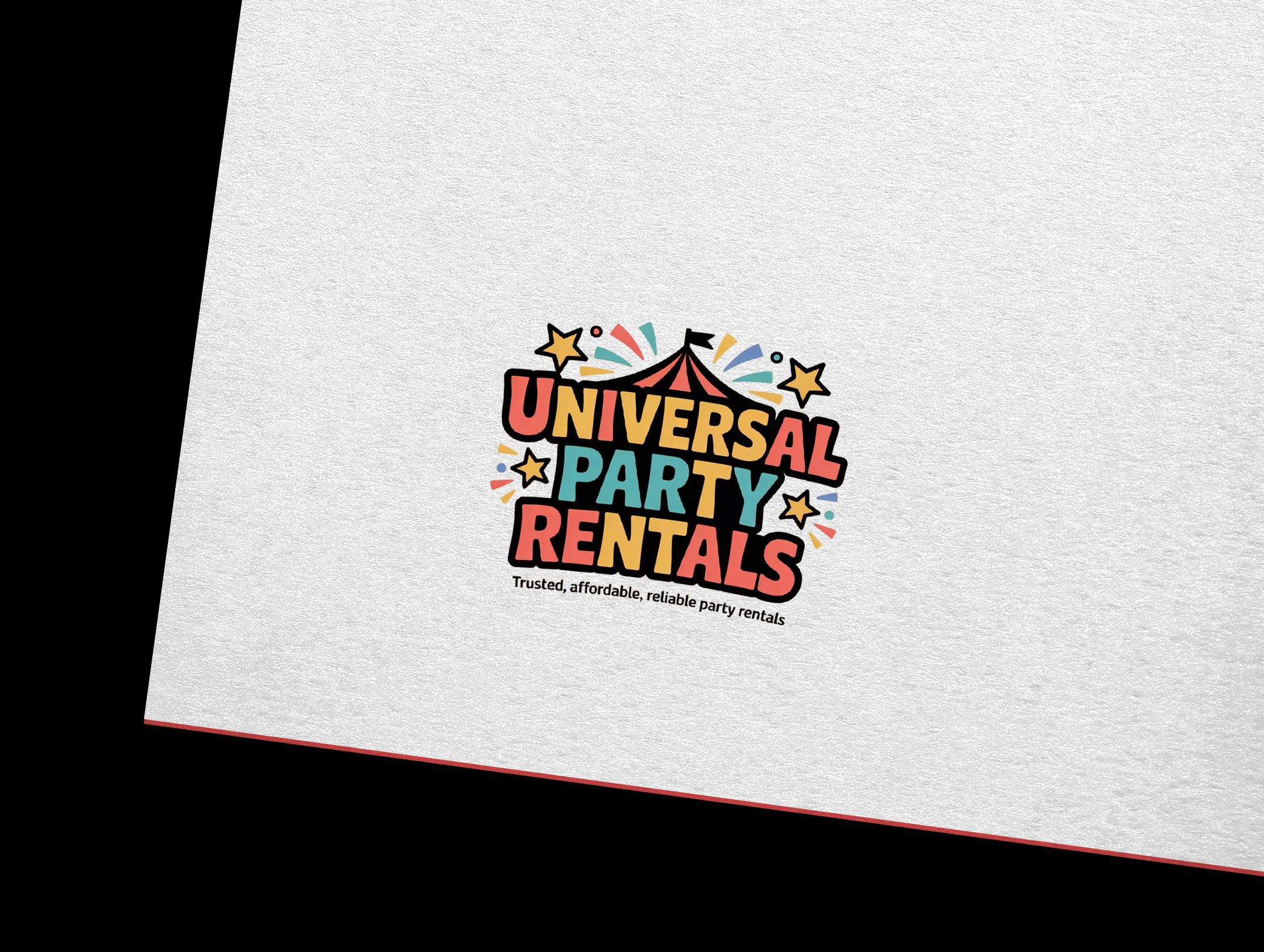 Logo Design by GraphiqueLab for Universal Party Rentals | Design #36106845