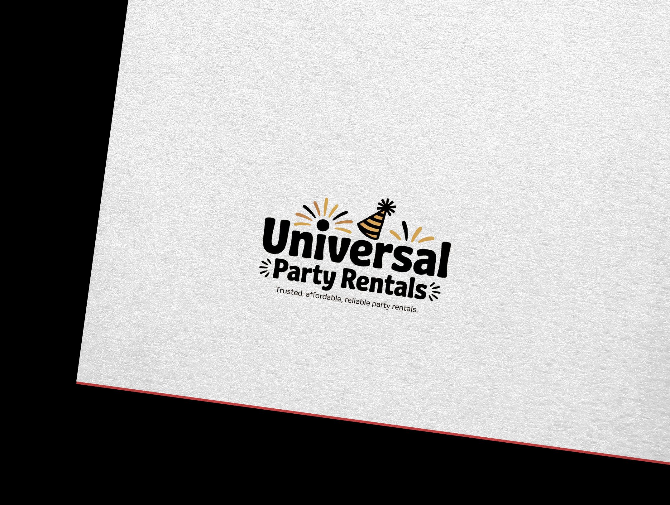 Logo Design by GraphiqueLab for Universal Party Rentals | Design #36106846