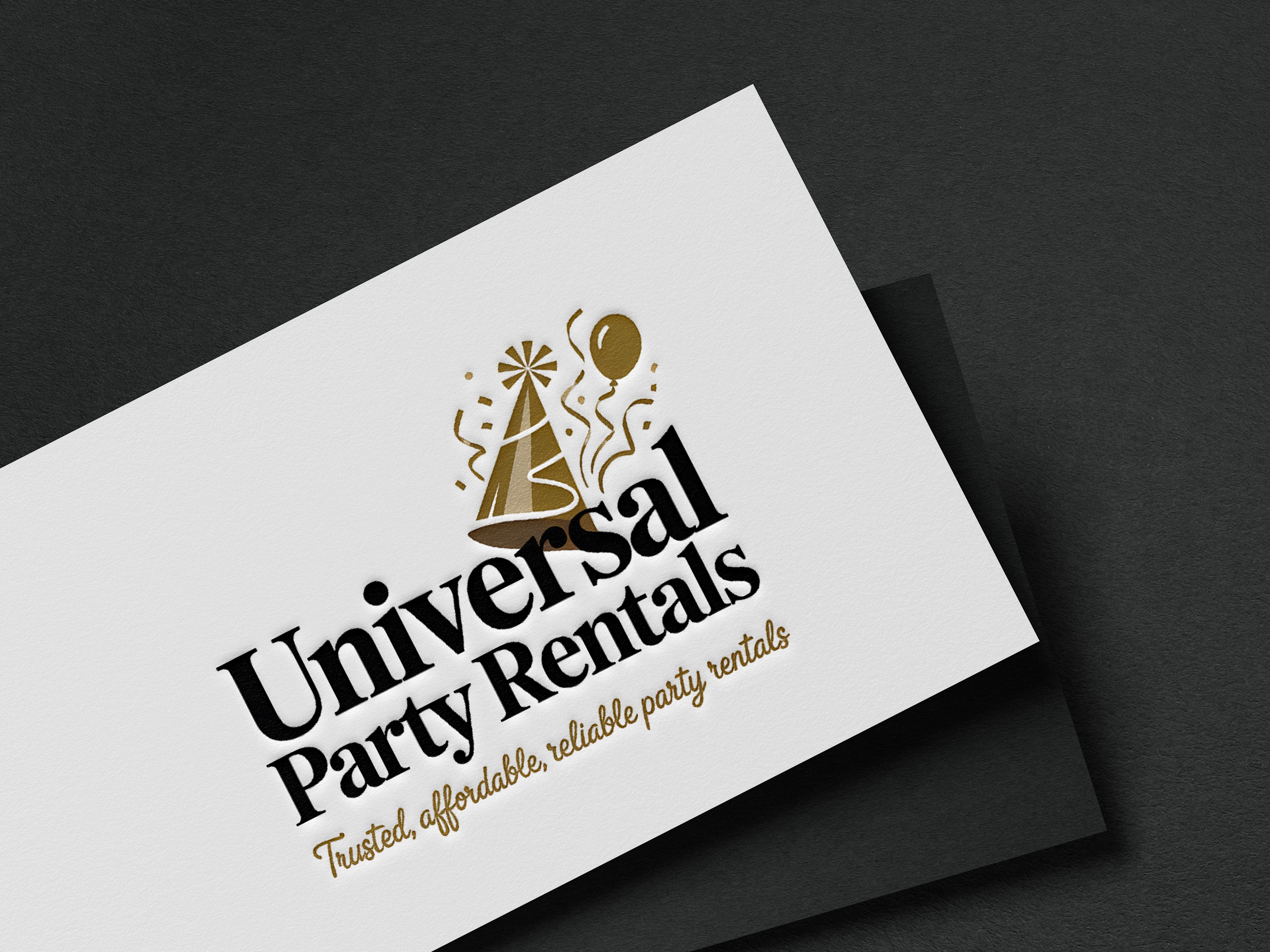 Logo Design by Creative Orbit for Universal Party Rentals | Design #36102050
