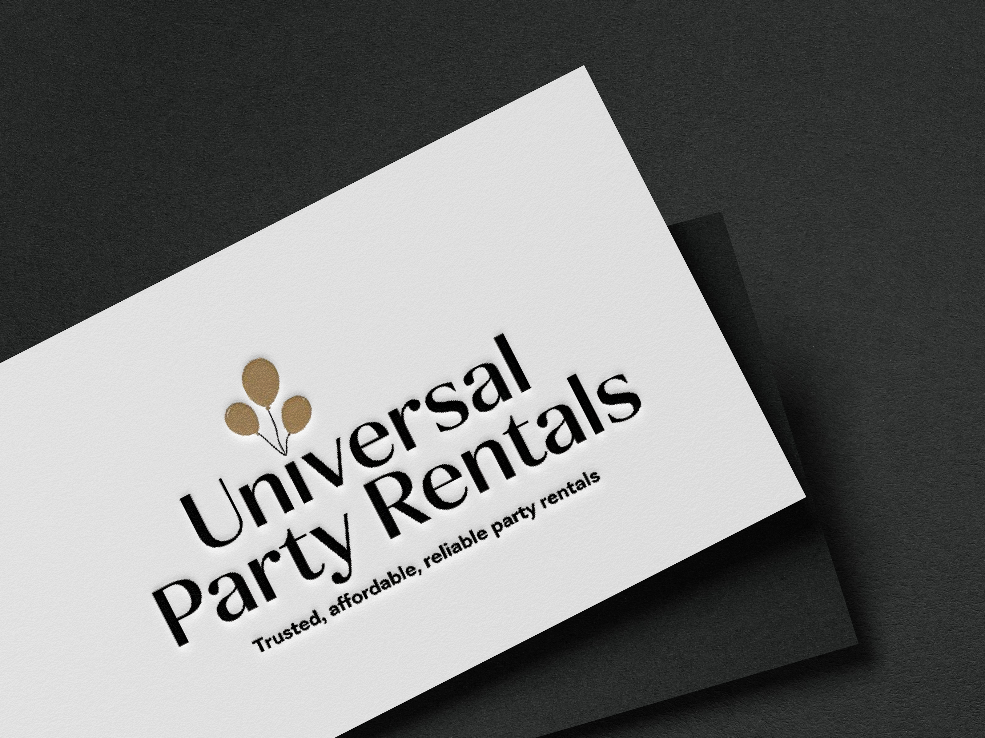 Diseño de Logo por Creative Orbit para Universal Party Rentals | Diseño #36102056