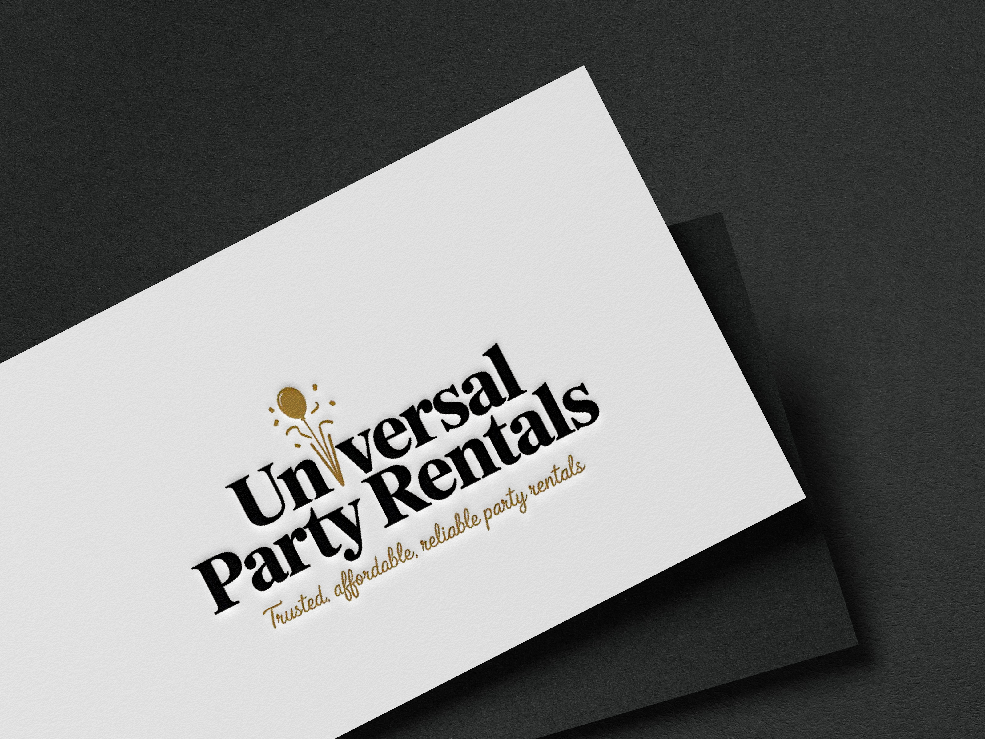 Logo Design by Creative Orbit for Universal Party Rentals | Design #36102057