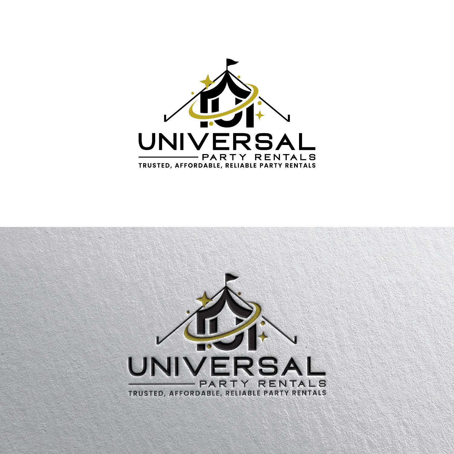 Diseño de Logo por Maxo-Biz para Universal Party Rentals | Diseño #36102127