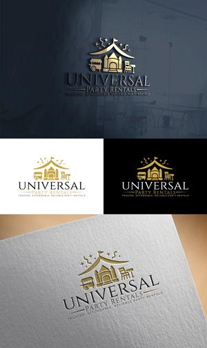 Logo Design by Soonia for Universal Party Rentals | Design: #36109191