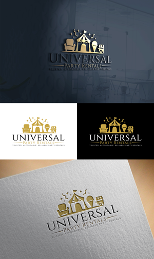 Diseño de Logo por Soonia para Universal Party Rentals | Diseño: #36109192