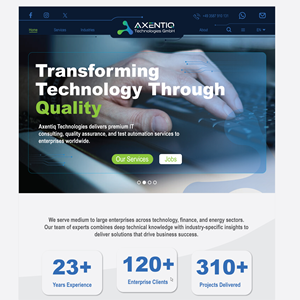 Web Design by Mesotoday for EnjoyQuality GmbH | Design: #36124030