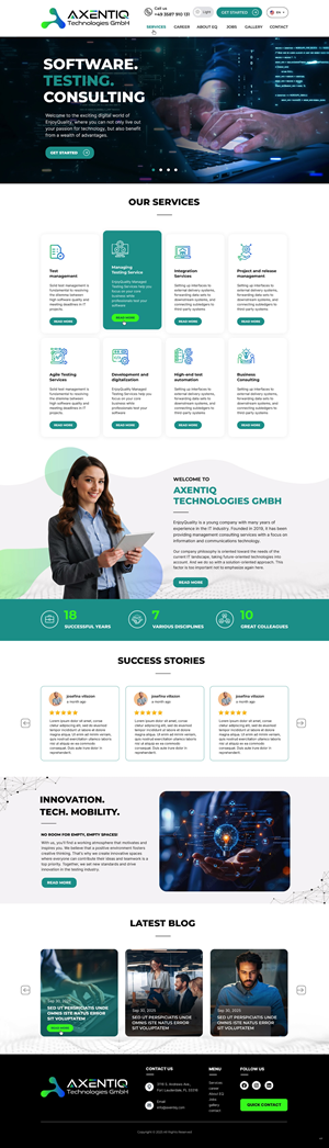 Web Design by pb for EnjoyQuality GmbH | Design: #36118486