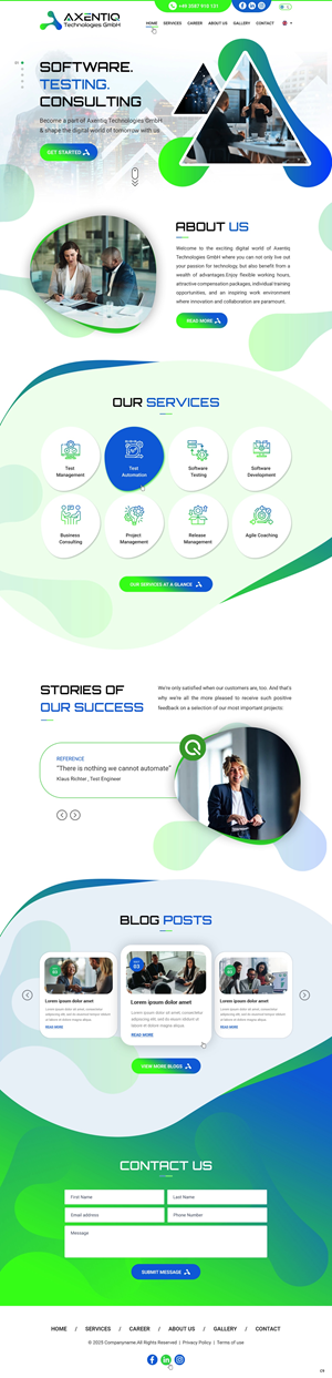 Web Design by pb for EnjoyQuality GmbH | Design: #36118488
