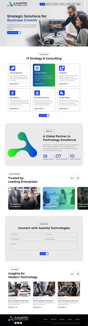 Web Design by pb for EnjoyQuality GmbH | Design: #36118498