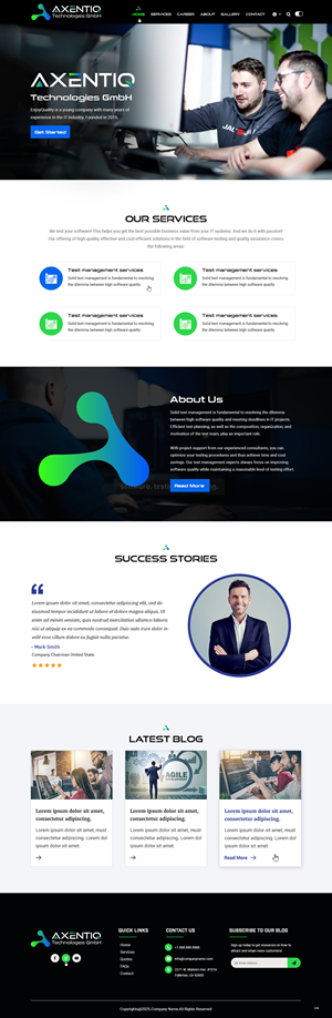 Web Design by pb for EnjoyQuality GmbH | Design: #36118500