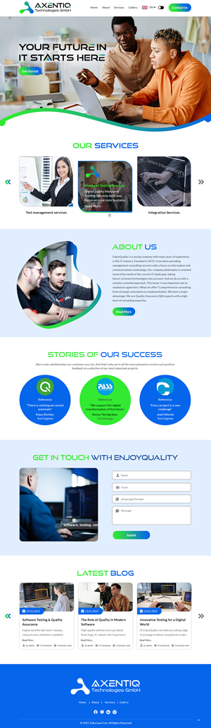 Web Design by pb for EnjoyQuality GmbH | Design: #36124556