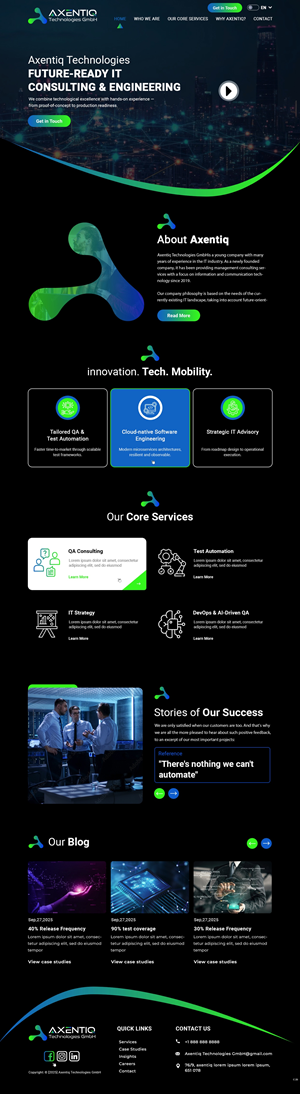 Web Design by pb for EnjoyQuality GmbH | Design: #36133230
