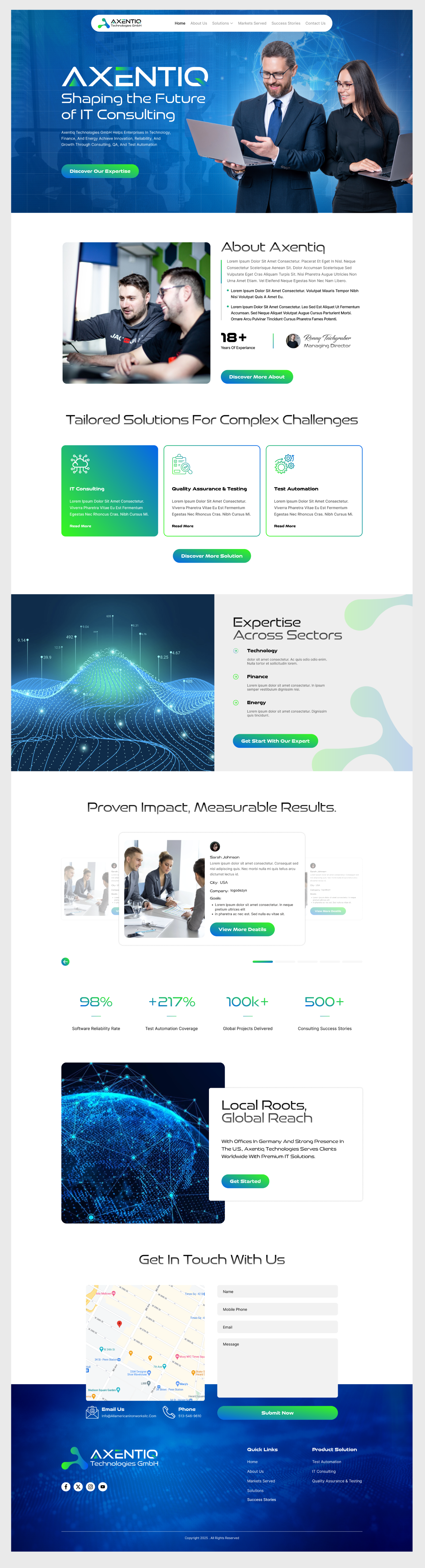 Web Design by victipedia for EnjoyQuality GmbH | Design #36114901