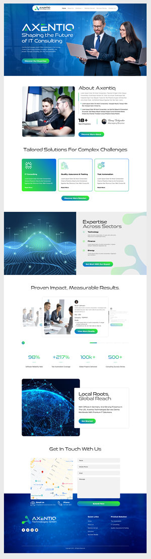 Web Design by victipedia for EnjoyQuality GmbH | Design: #36114901
