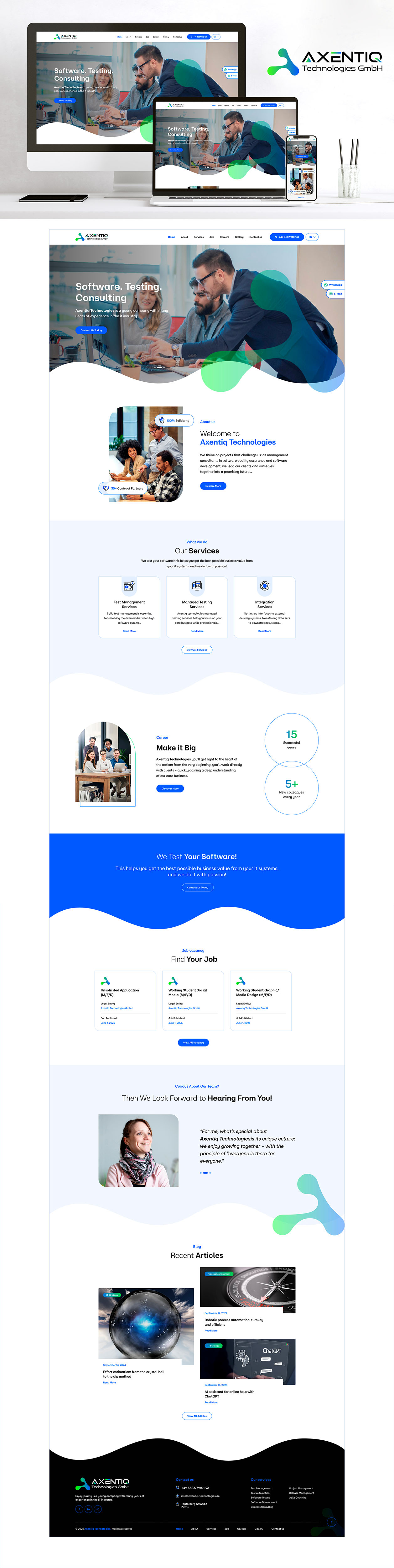 Web Design by Ved Web Services for EnjoyQuality GmbH | Design #36117821