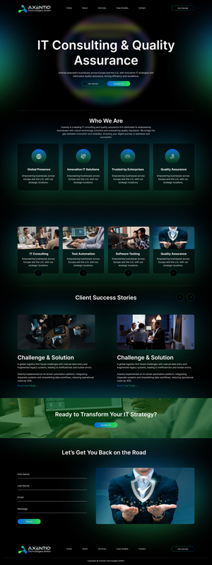 Web Design by saifahmed for EnjoyQuality GmbH | Design: #36134945