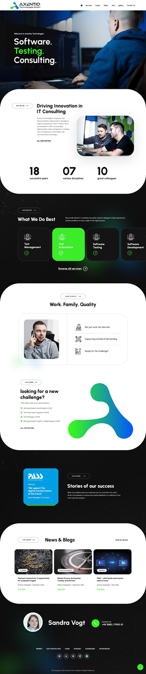 Web Design by nzdesigners for EnjoyQuality GmbH | Design #36116108