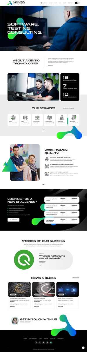 Web Design by nzdesigners for EnjoyQuality GmbH | Design: #36116109