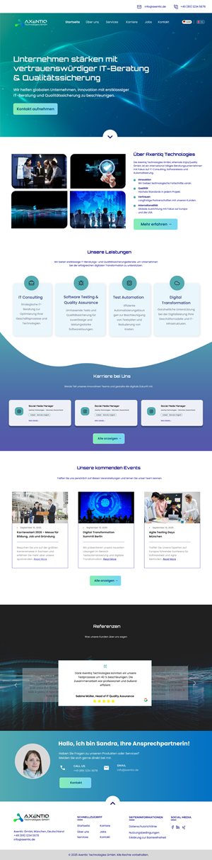 Web Design by Taufik H for EnjoyQuality GmbH | Design: #36137442