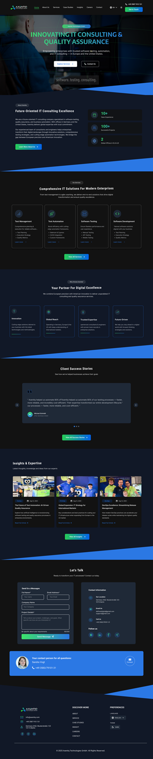 Web Design by Taufik H for EnjoyQuality GmbH | Design: #36137459