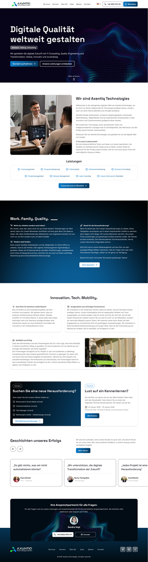 Web Design by Taufik H for EnjoyQuality GmbH | Design: #36137476