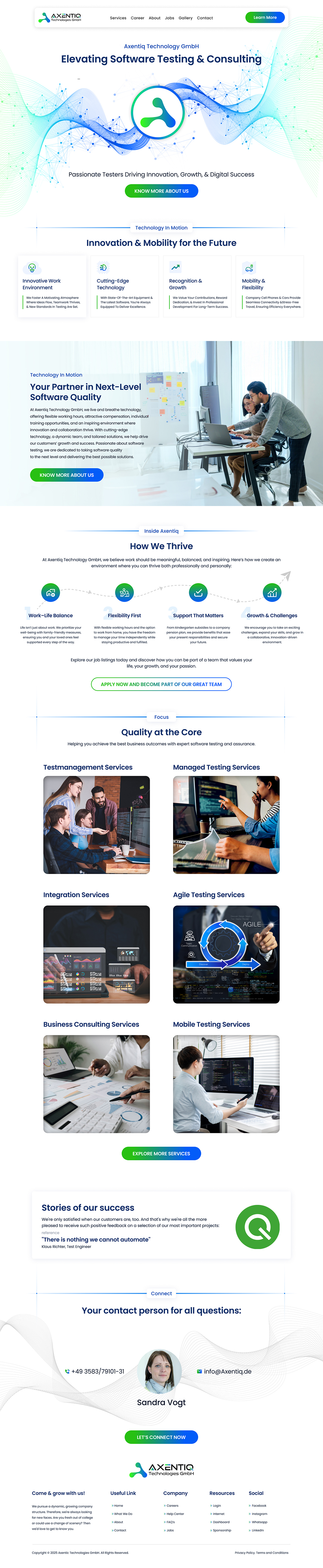 Web Design by UniqueCreator99 for EnjoyQuality GmbH | Design #36128688