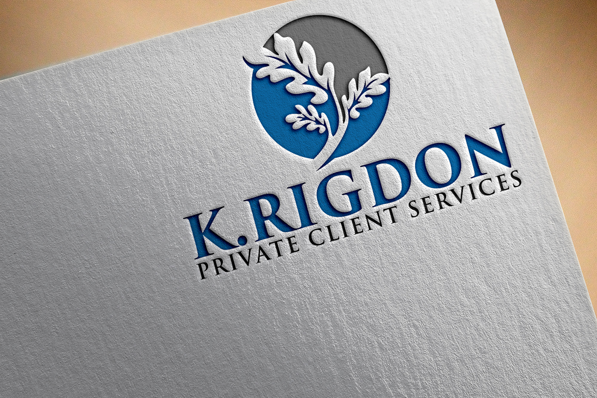 Diseño de Logo por Rosalie.. para K.Rigdon Private Client Services | Diseño #36108444