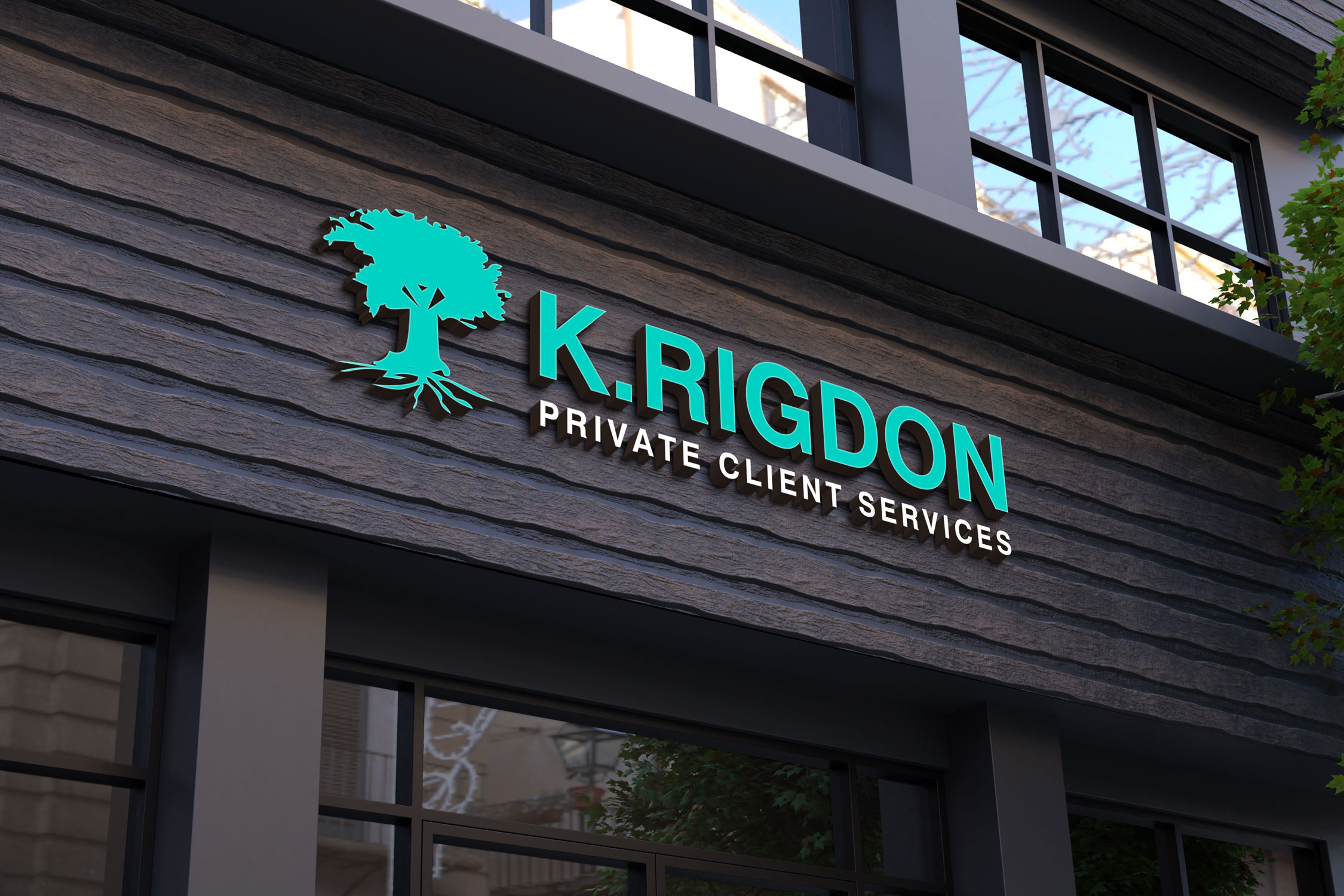 Diseño de Logo por Kavth para K.Rigdon Private Client Services | Diseño #36114365