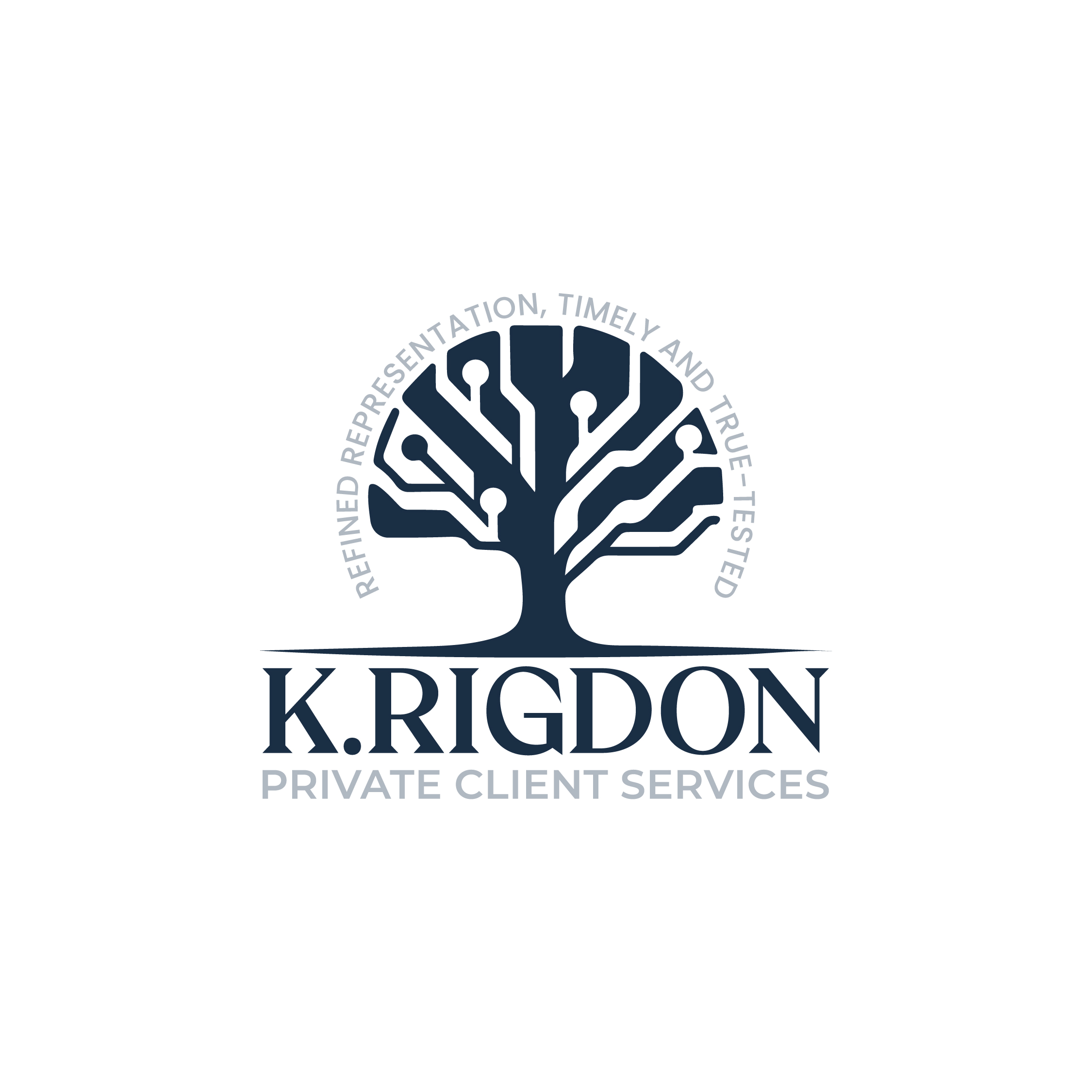 Logo-Design von BANI GD für K.Rigdon Private Client Services | Design #36111974