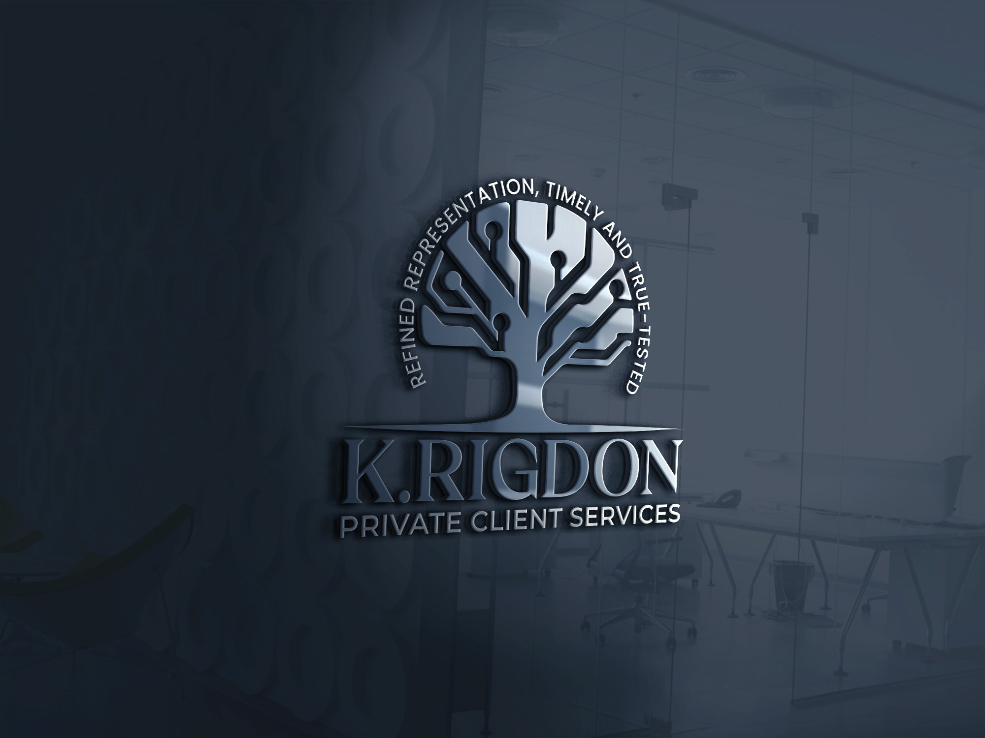 Logo-Design von BANI GD für K.Rigdon Private Client Services | Design #36111996