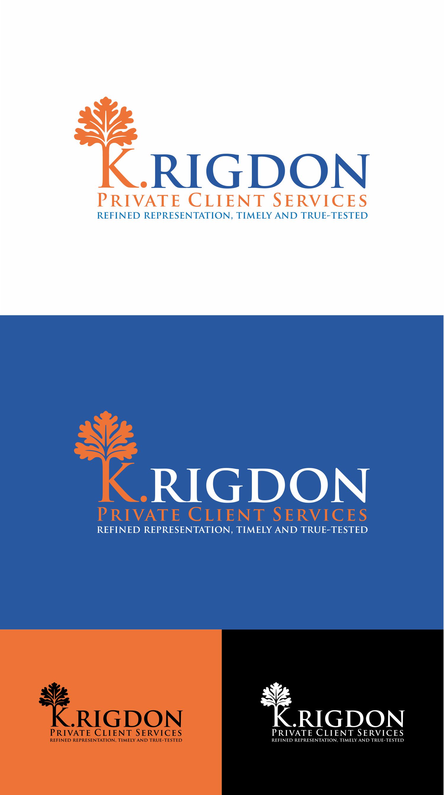 Logo Design by LordRam for K.Rigdon Private Client Services | Design #36110021