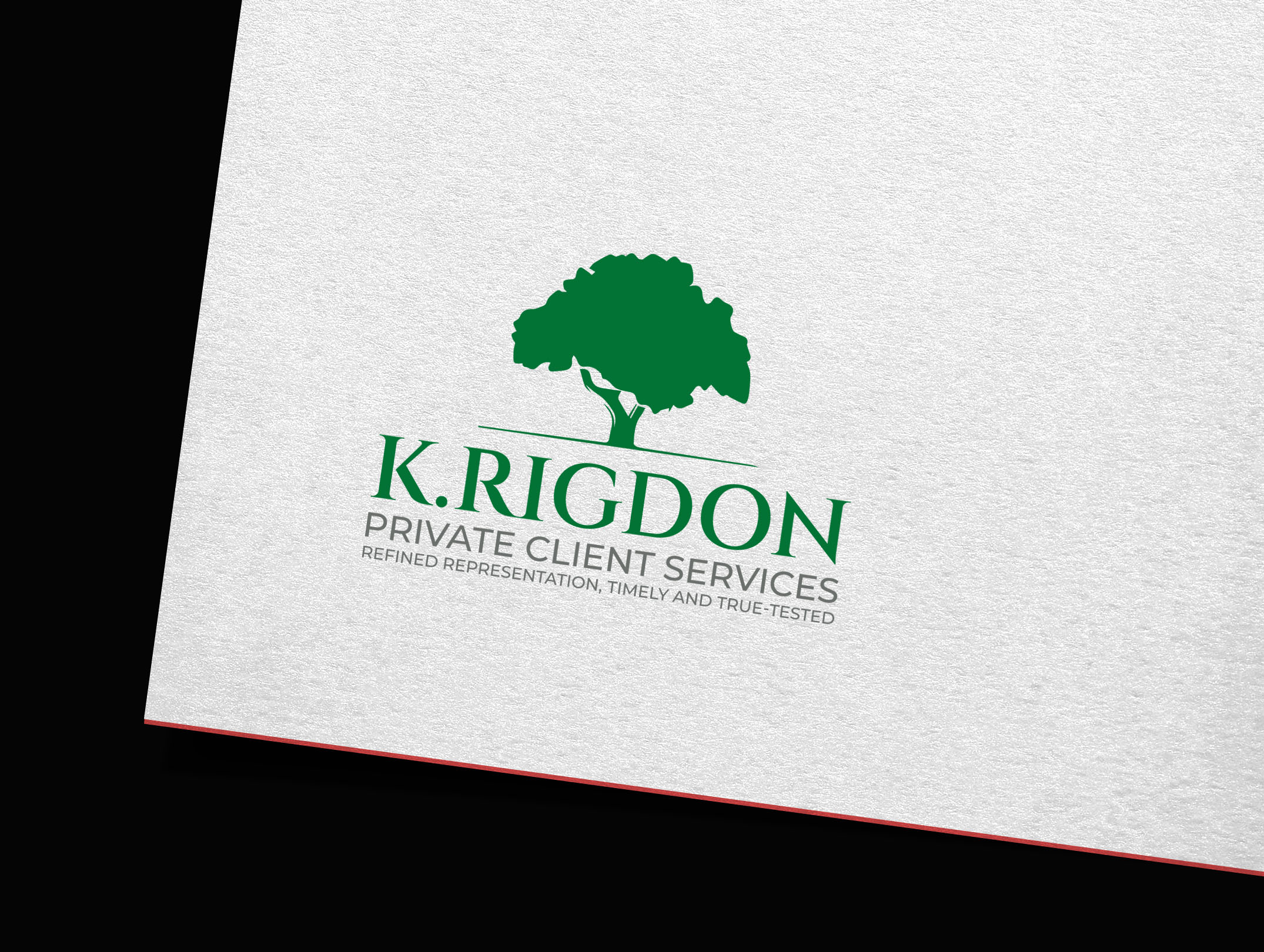 Diseño de Logo por GraphiqueLab para K.Rigdon Private Client Services | Diseño #36113603