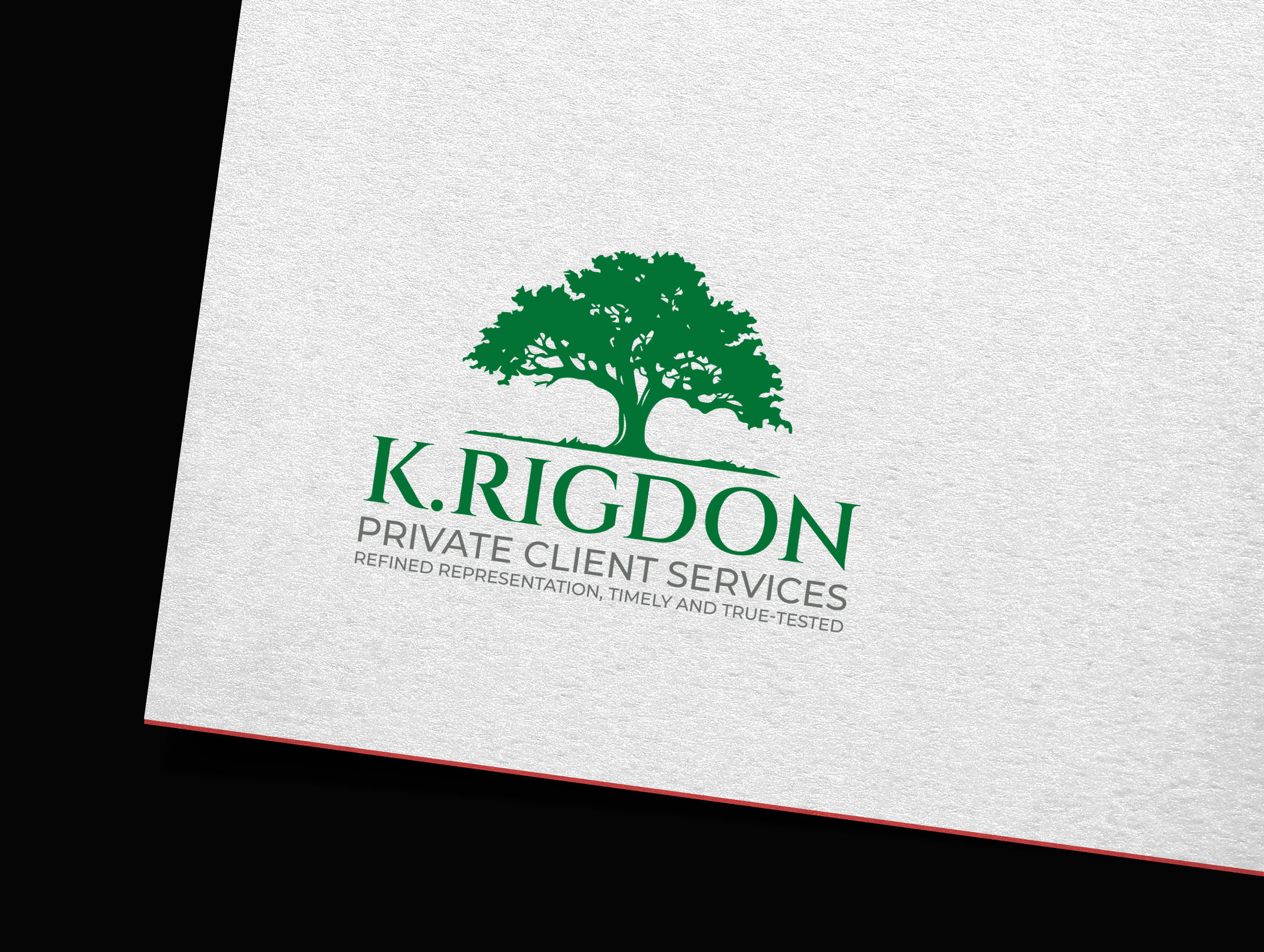 Diseño de Logo por GraphiqueLab para K.Rigdon Private Client Services | Diseño #36113605