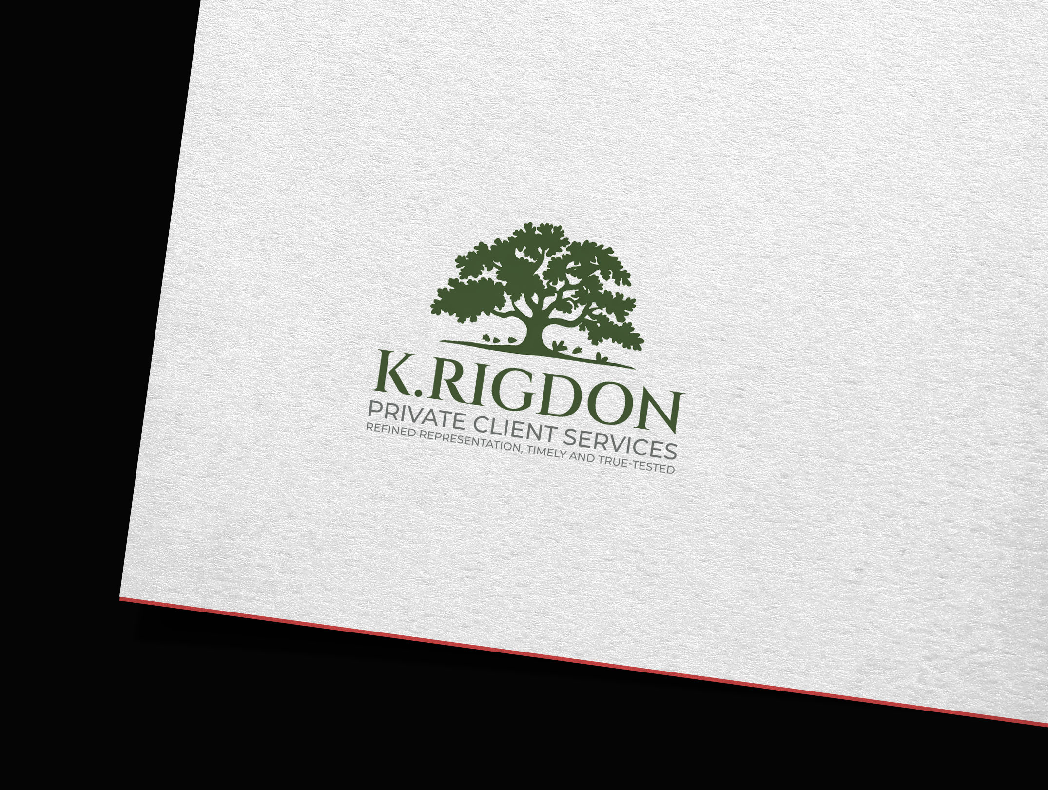 Logo-Design von GraphiqueLab für K.Rigdon Private Client Services | Design #36113606