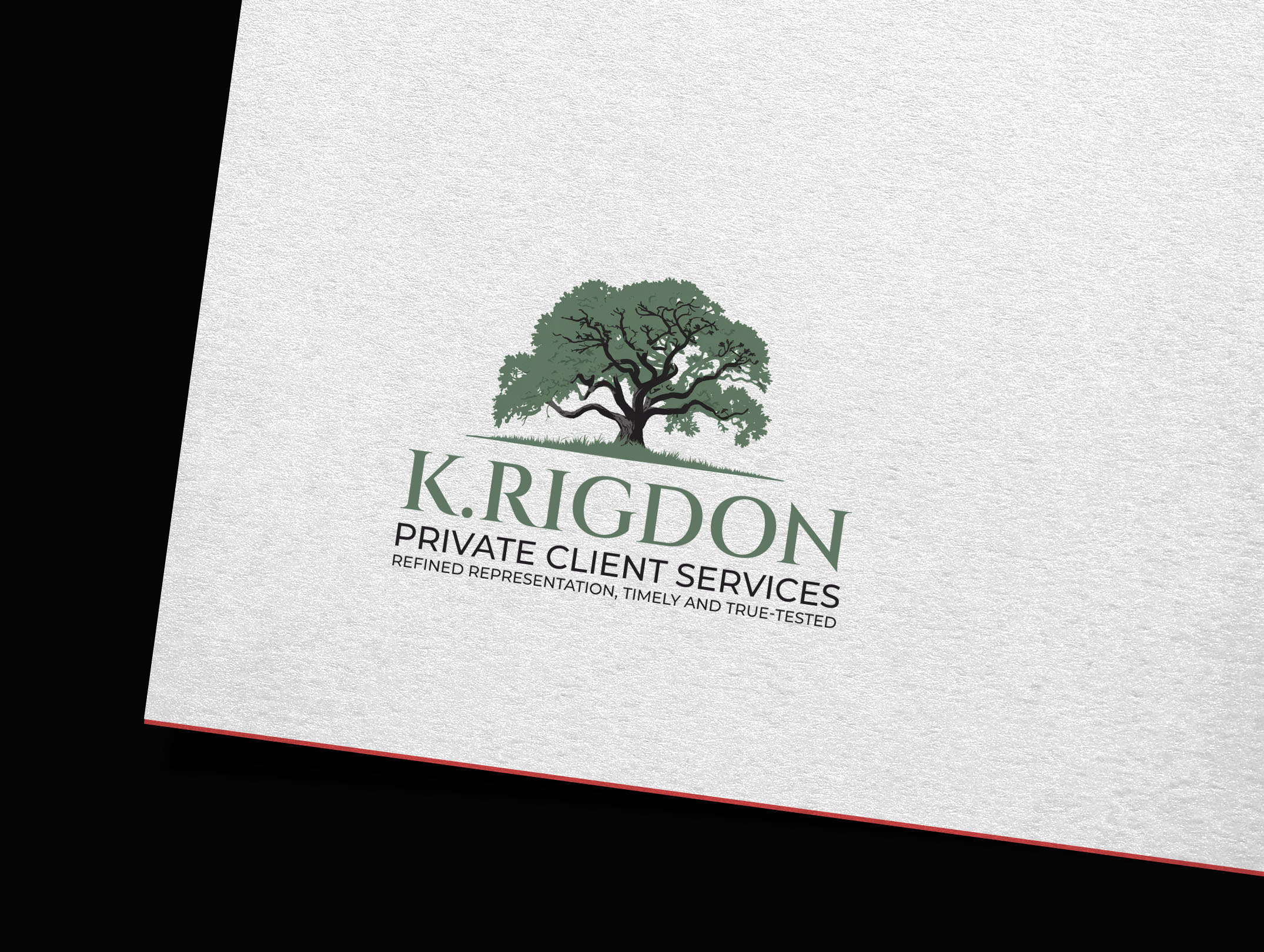 Logo-Design von GraphiqueLab für K.Rigdon Private Client Services | Design #36113613