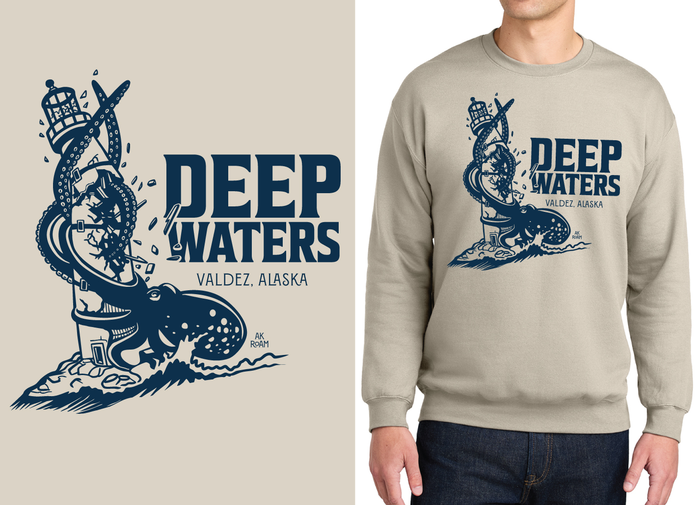 T-Shirt-Design von Jennifer Beatty für AK ROAM | Design #36119015