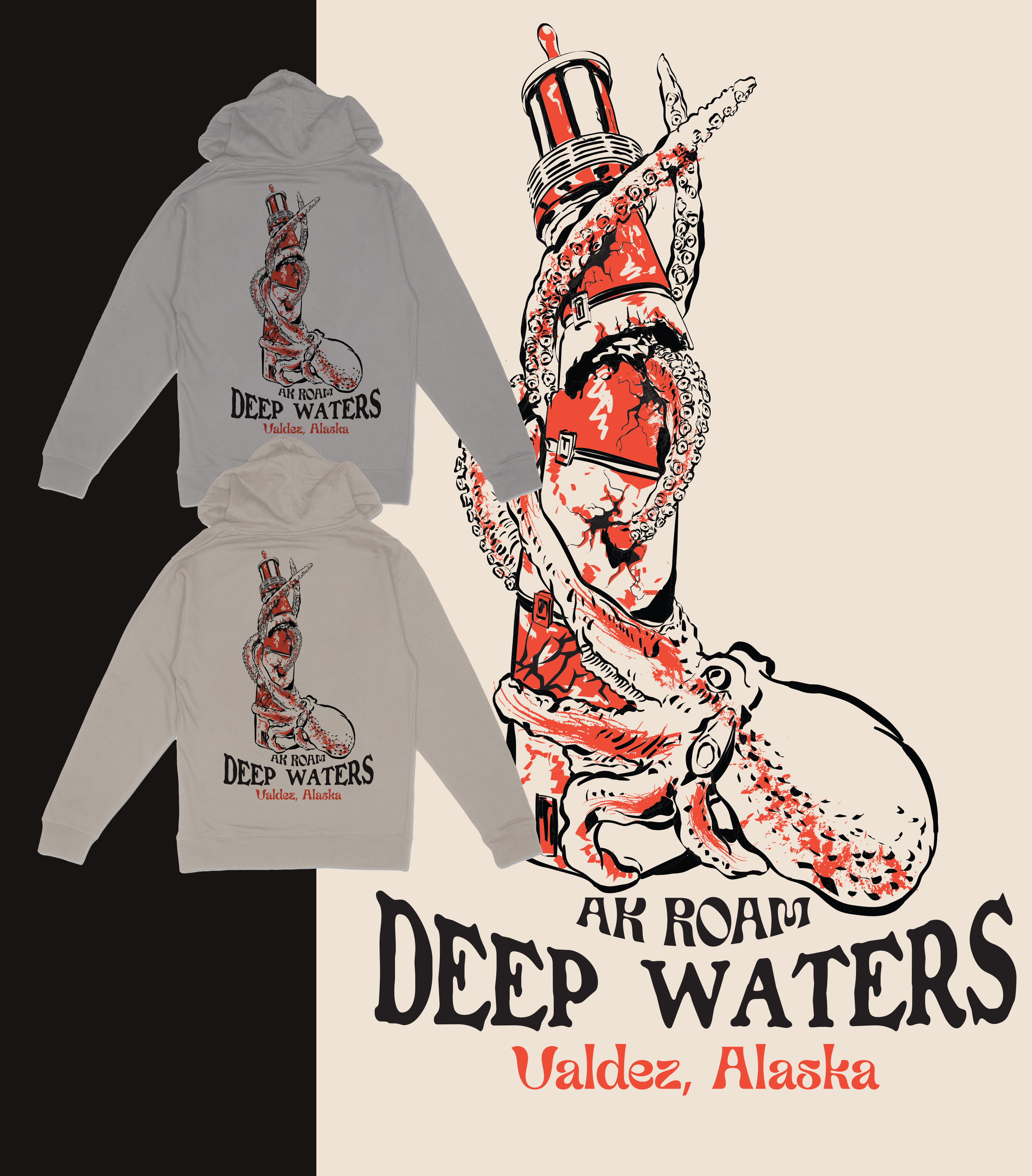 T-shirt Design by Baraka Joe for AK ROAM | Design #36152347