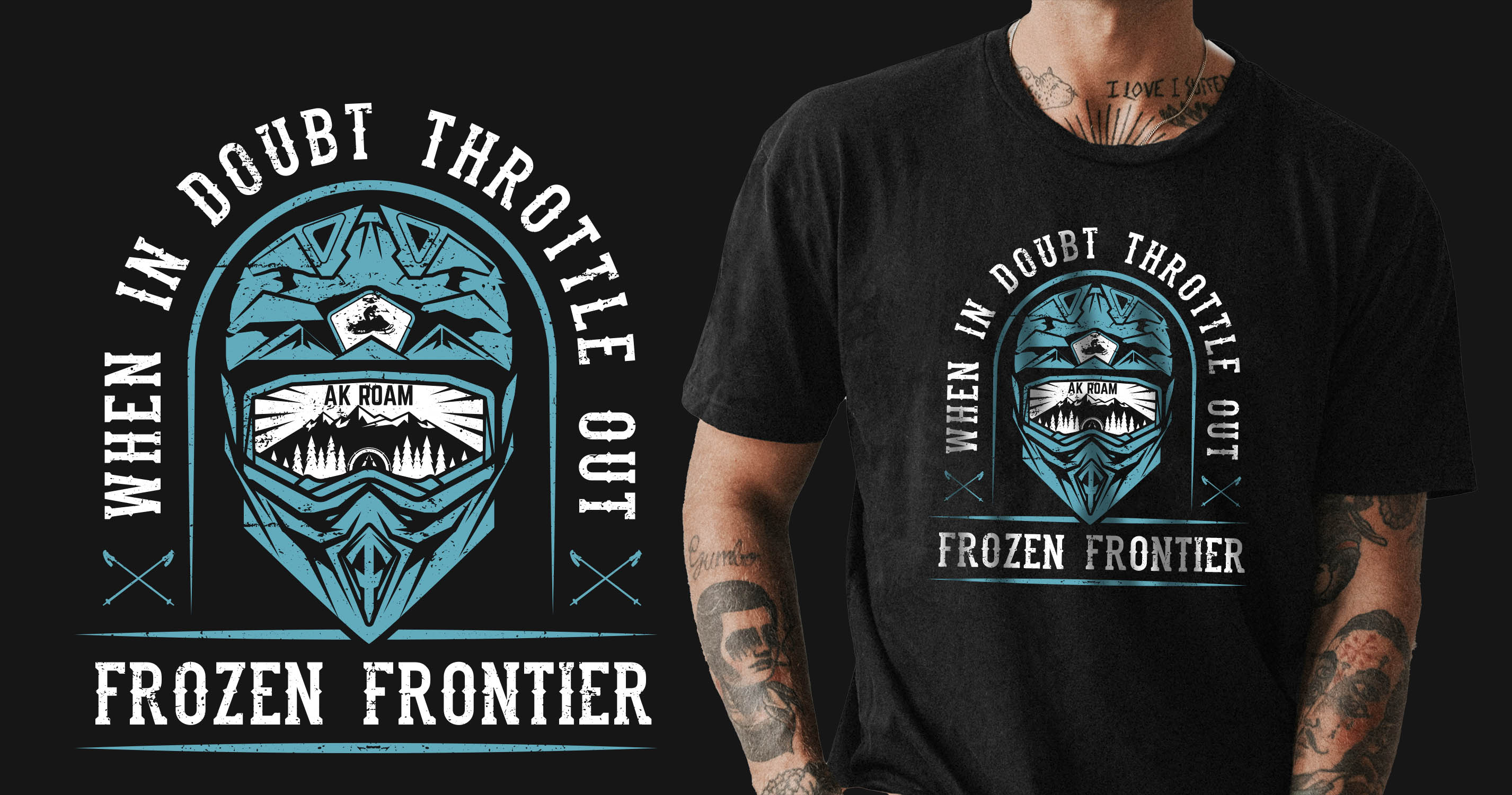 T-Shirt-Design von KickArt für AK ROAM | Design #36119284